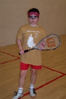 Ignacio Calvo es el jugador más joven del Spanish Junior de squash