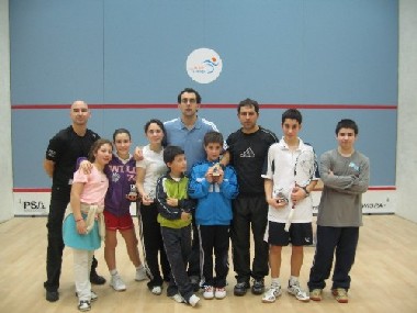 El compostelano Ignacio Calvo, con tan sólo doce años de edad, alcanza la quinta plaza en el campeonato gallego de squash sub 15