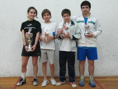 Ignacio Calvo, medalla de bronce en el Campeonato de Galicia sub 15 de squash