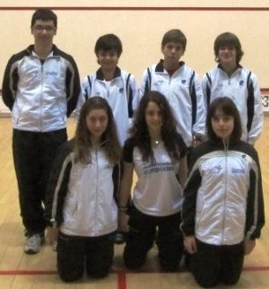 Ignacio Calvo participó en el Campeonato de España sub 15 de squash celebrado en Madrid